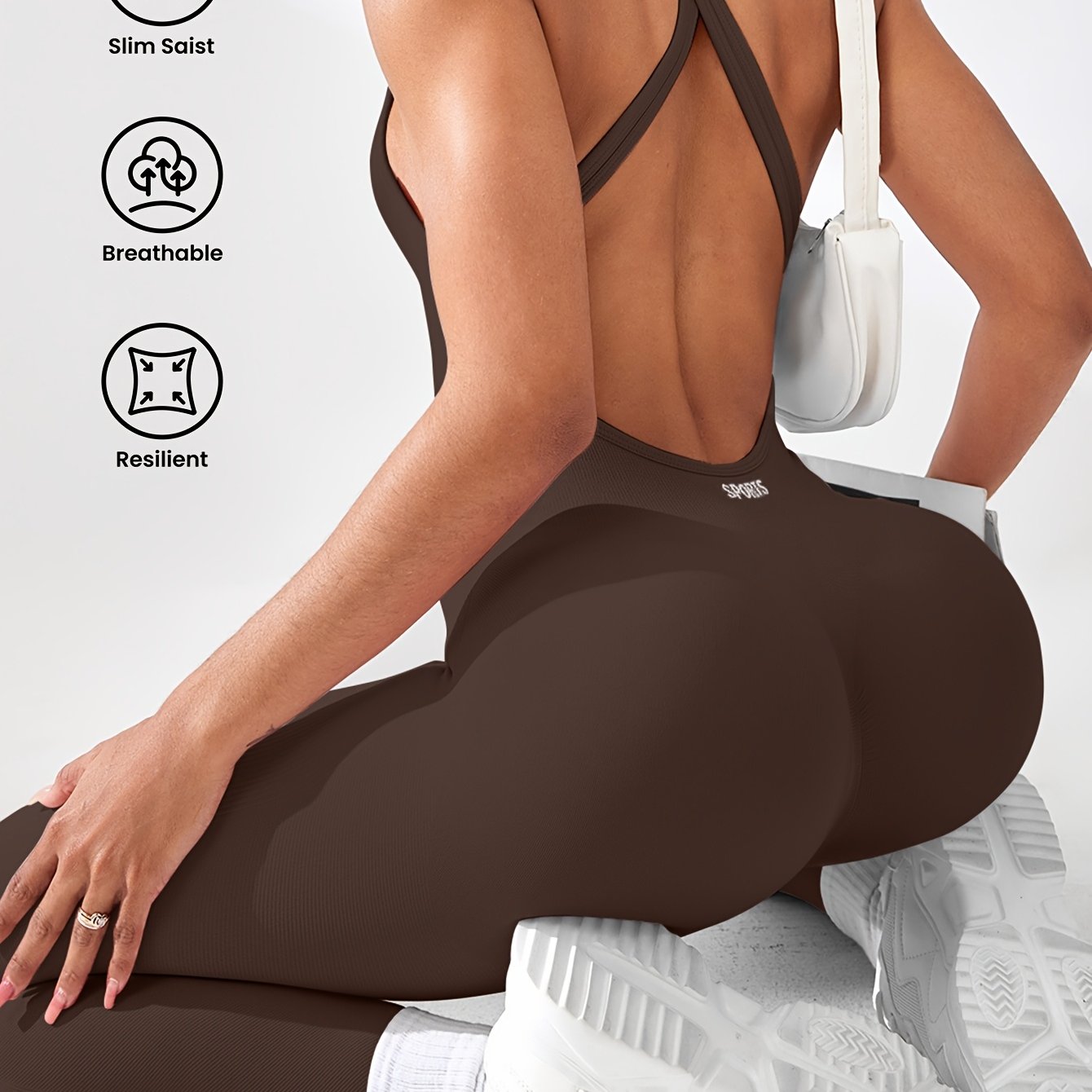 Mono de Yoga para Mujer – Cintura Alta y Súper Elástico