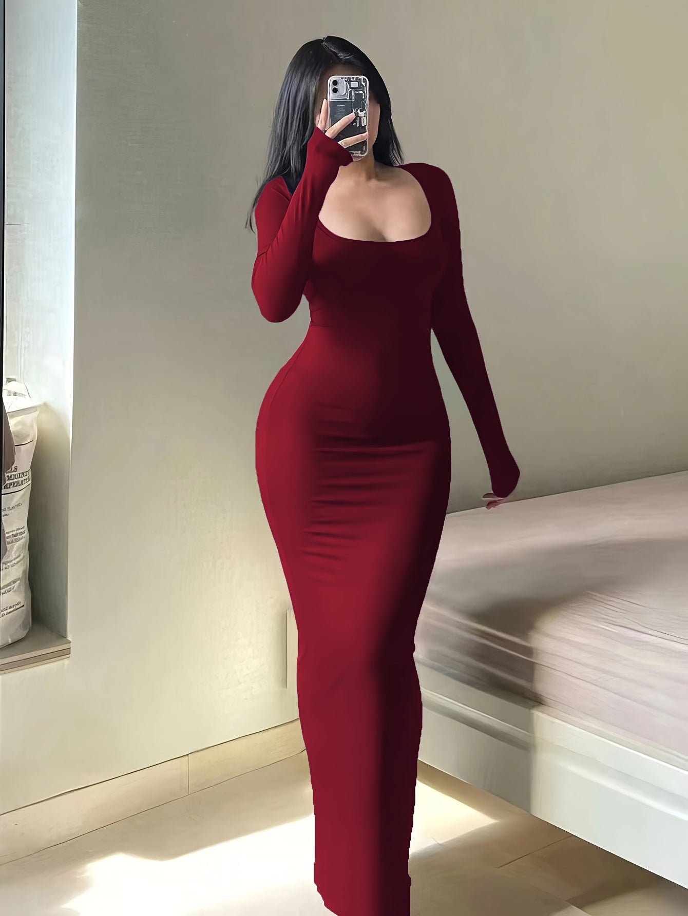 Vestido Largo Elegante de Mujer