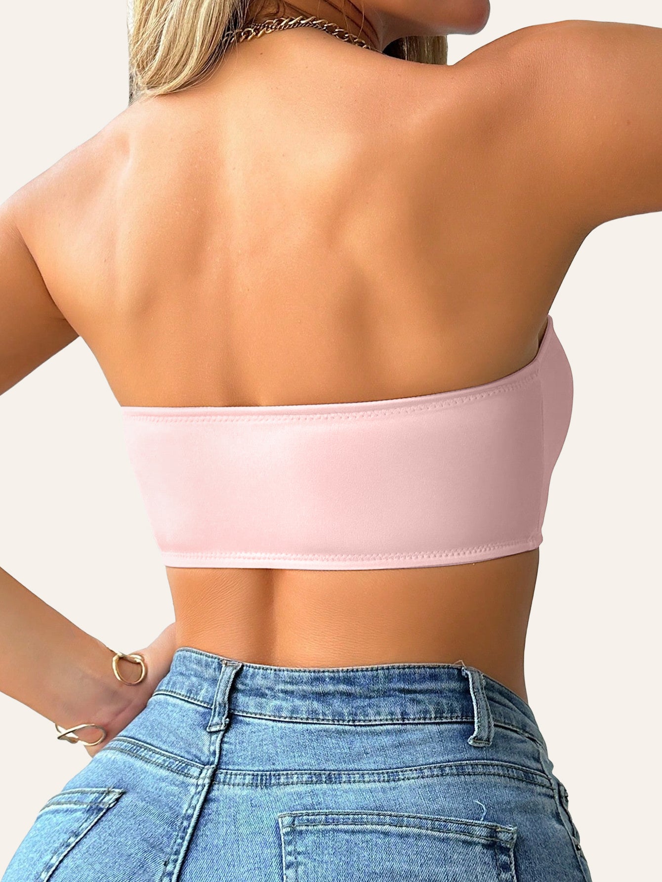 Sujetador Deportivo sin Tirantes para Mujer – Cierre Frontal, Sin Aros y Alta Elasticidad