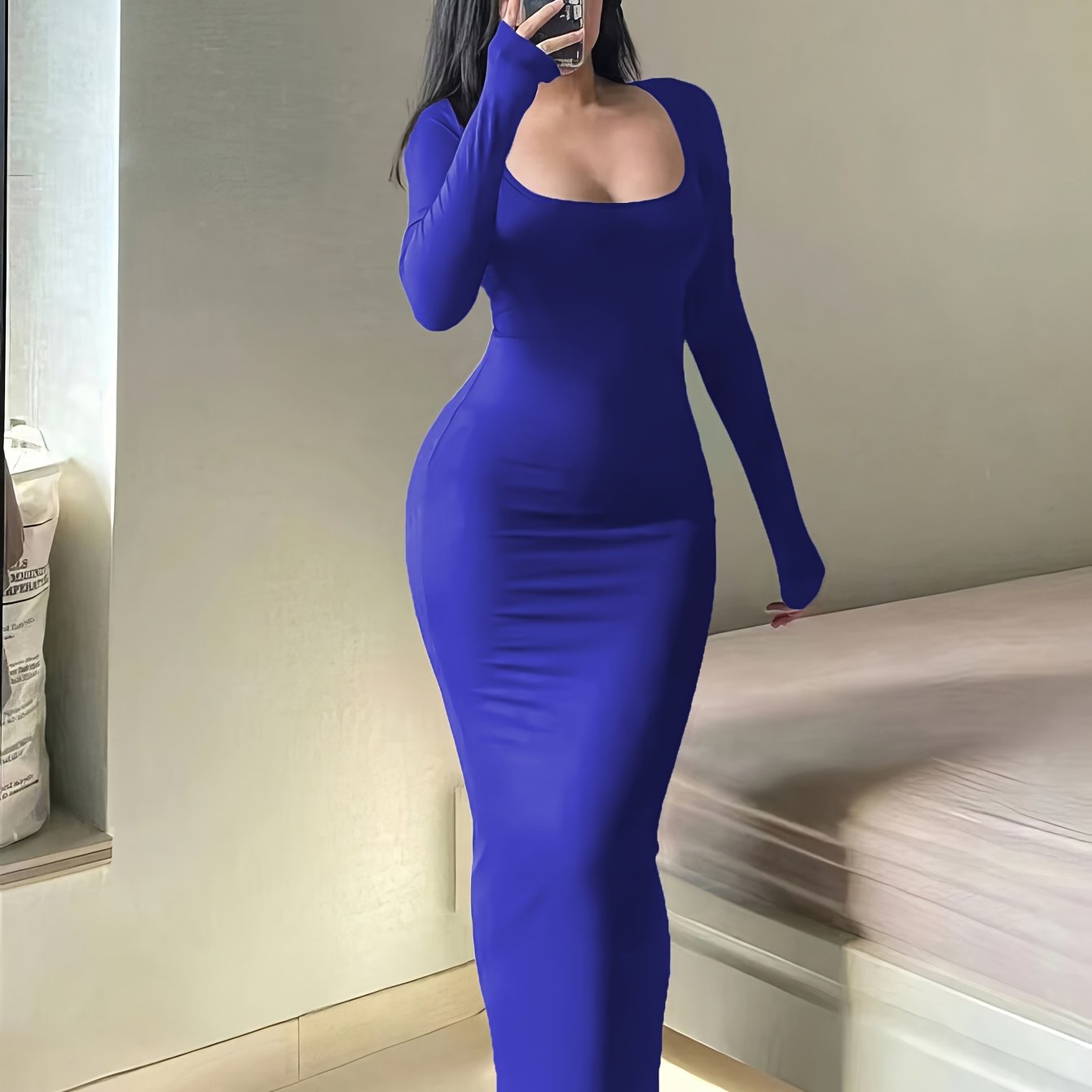 Vestido Largo Elegante de Mujer