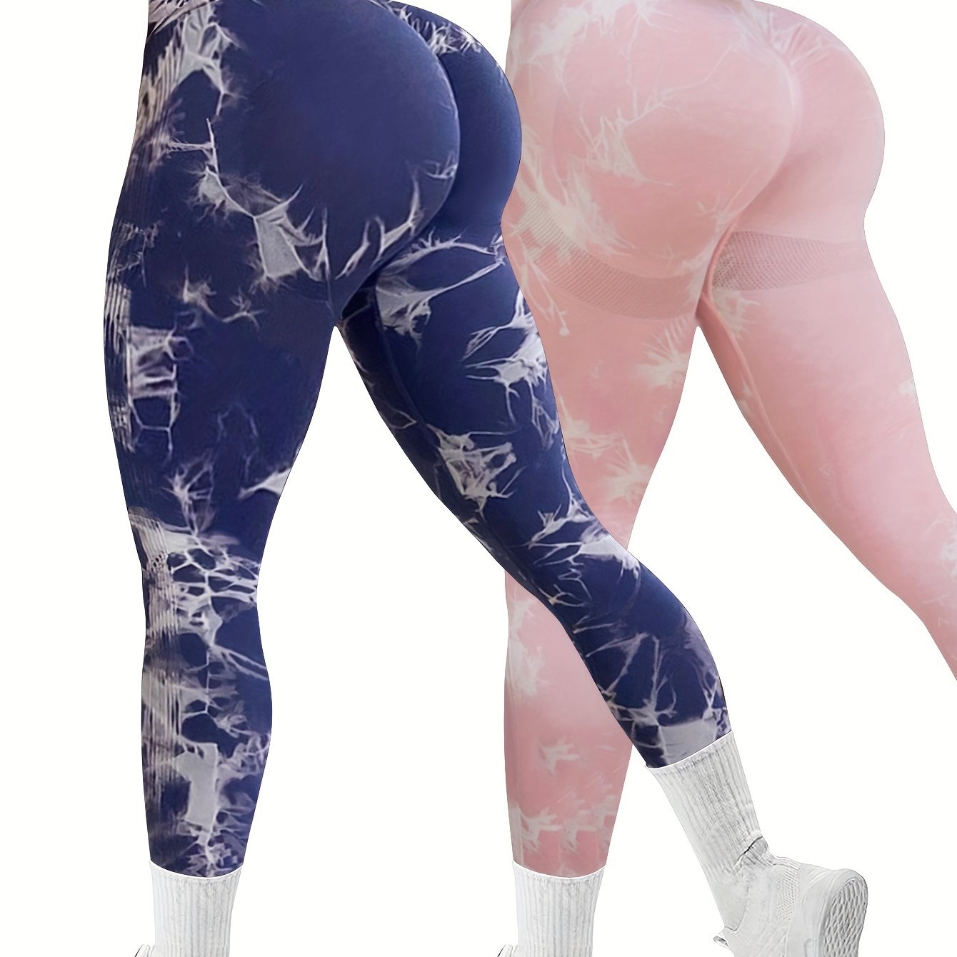 Pack x2 Leggings Deportivos Sin Costuras para Mujer