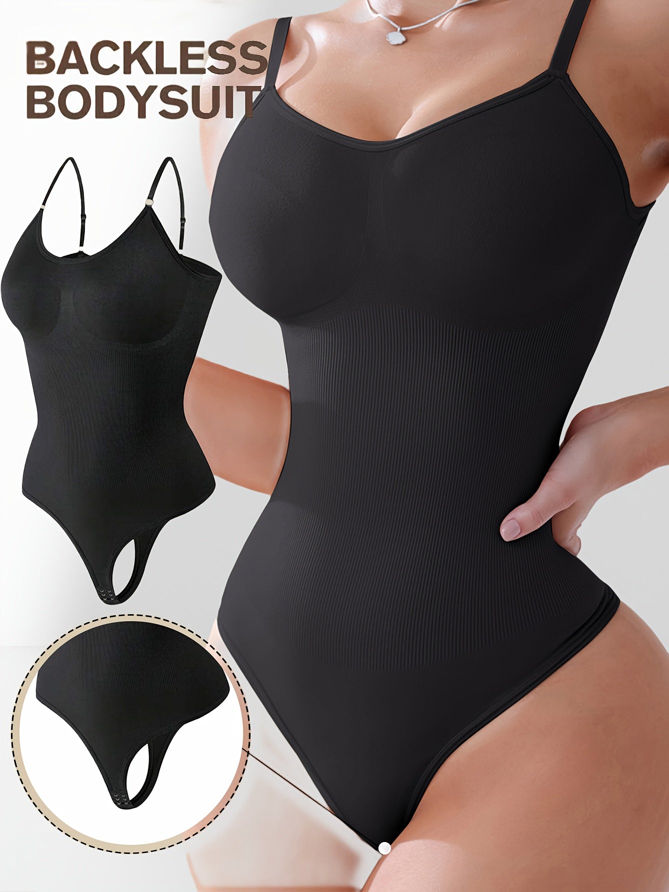 Body Sin Espalda para Mujer