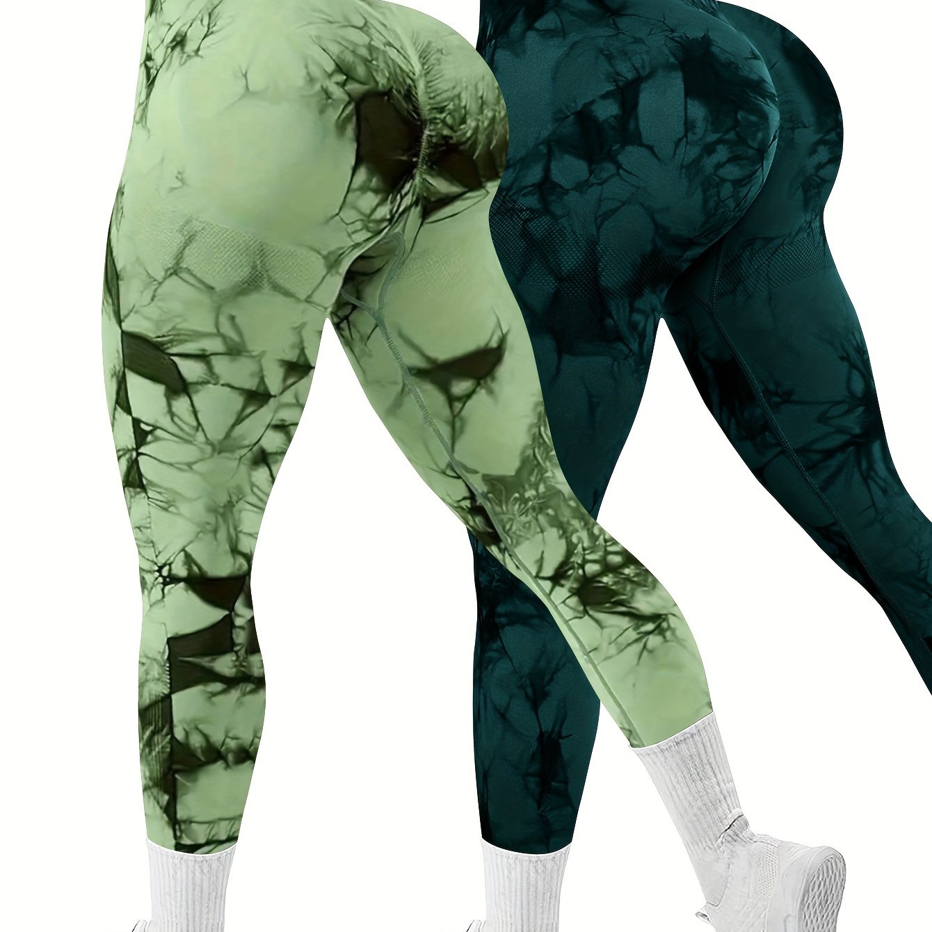 Pack x2 Leggings Deportivos Sin Costuras para Mujer