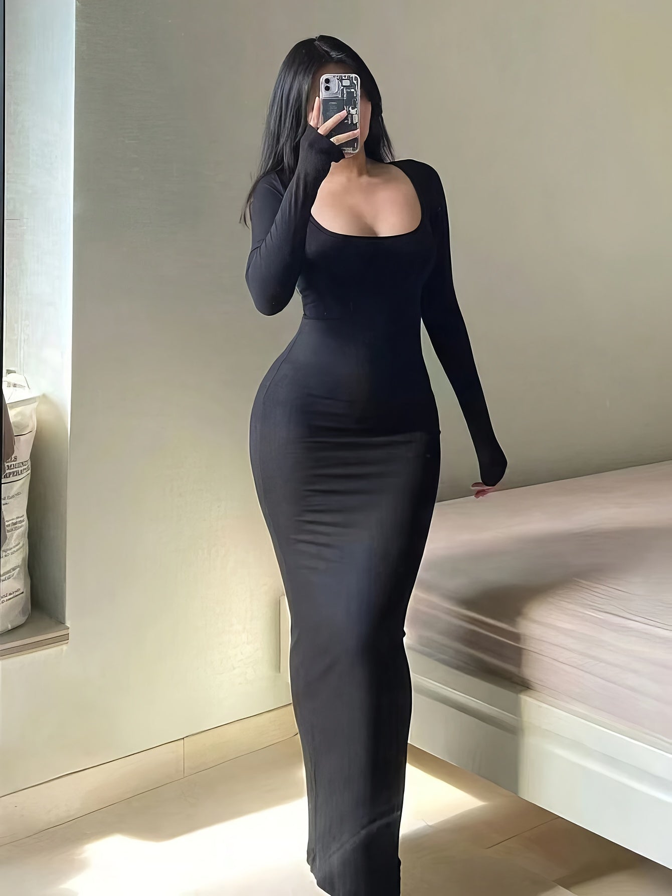 Vestido Largo Elegante de Mujer