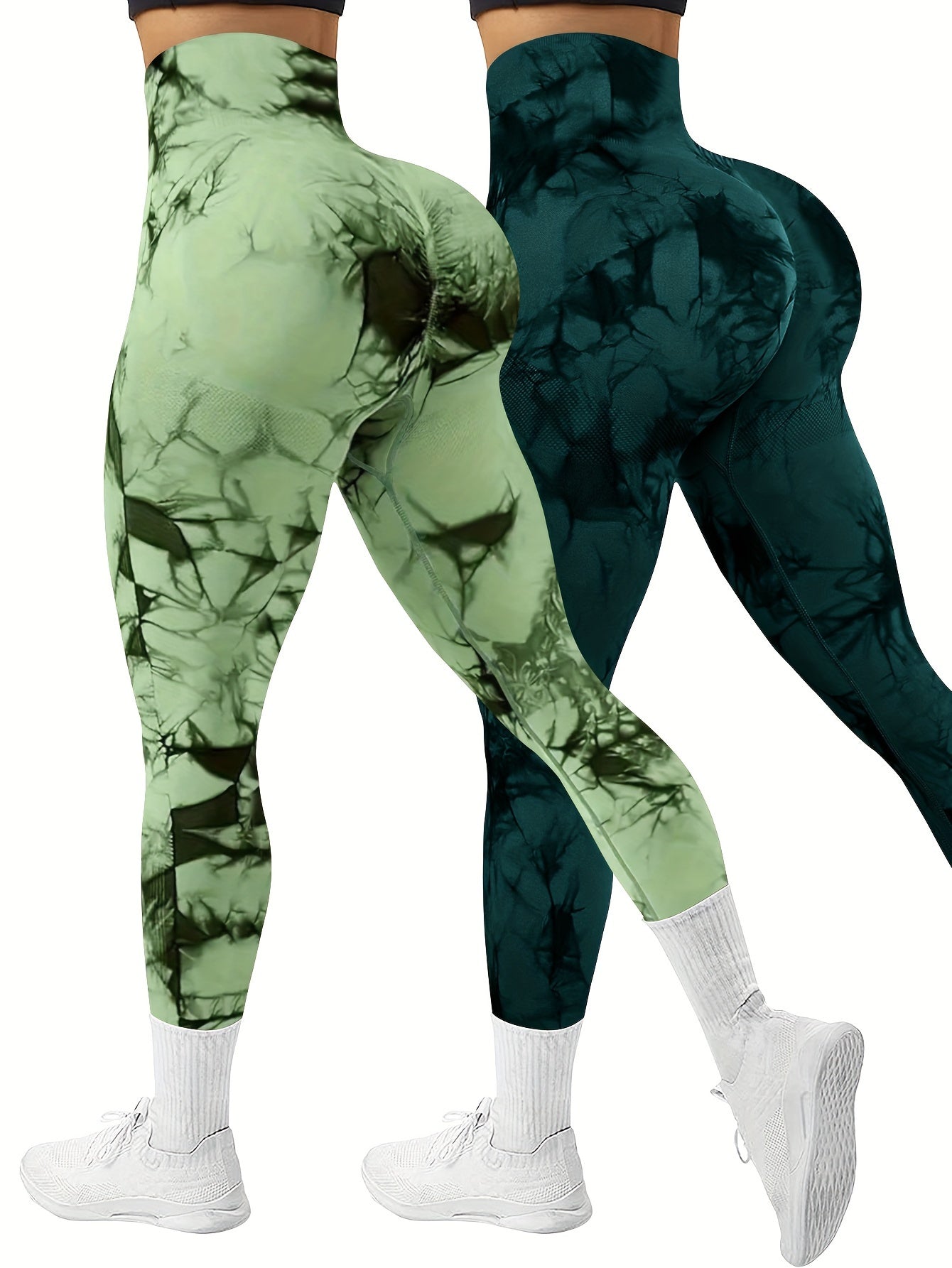 Pack x2 Leggings Deportivos Sin Costuras para Mujer