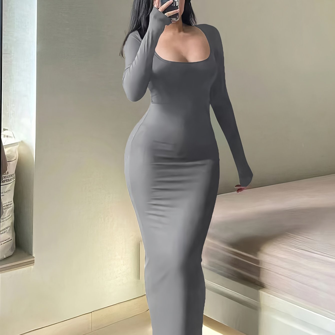Vestido Largo Elegante de Mujer