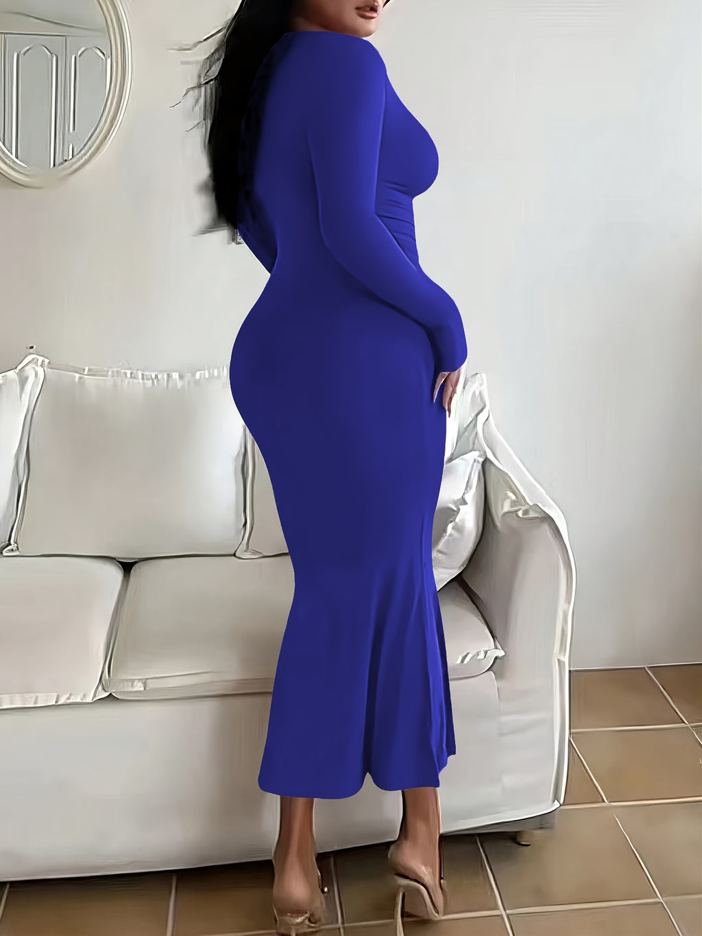 Vestido Largo Elegante de Mujer