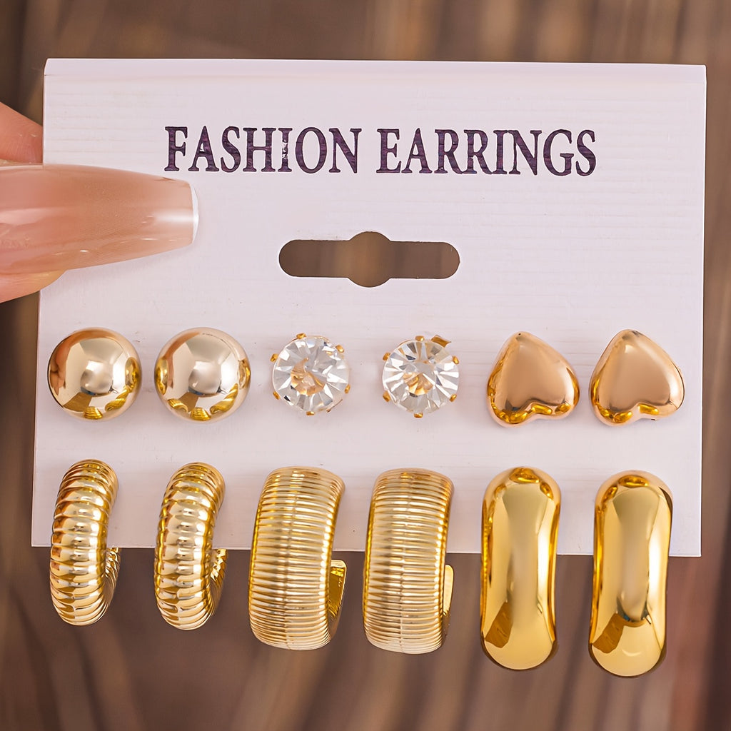Set de 12 a 24 Pendientes para Mujer
