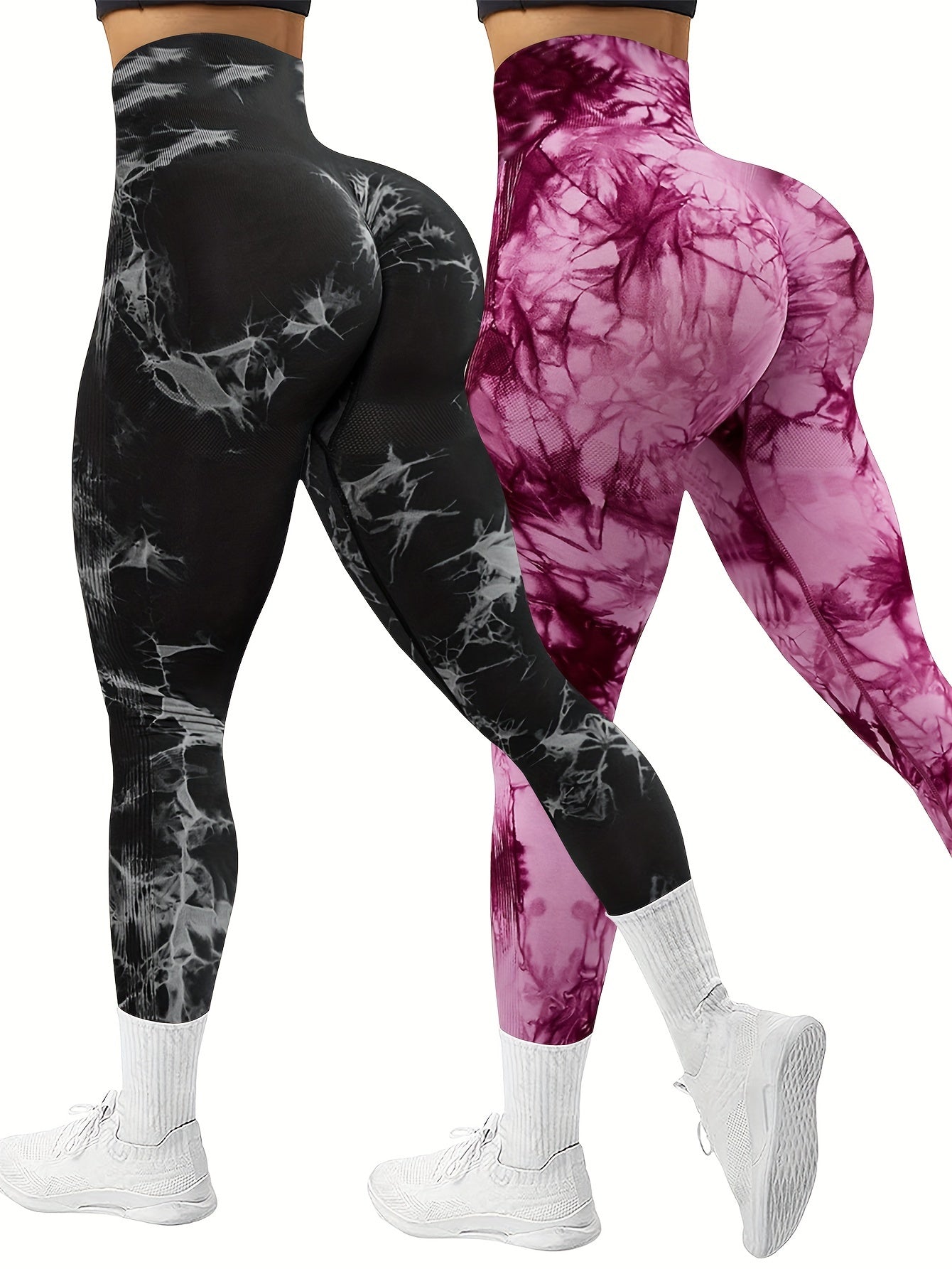 Pack x2 Leggings Deportivos Sin Costuras para Mujer