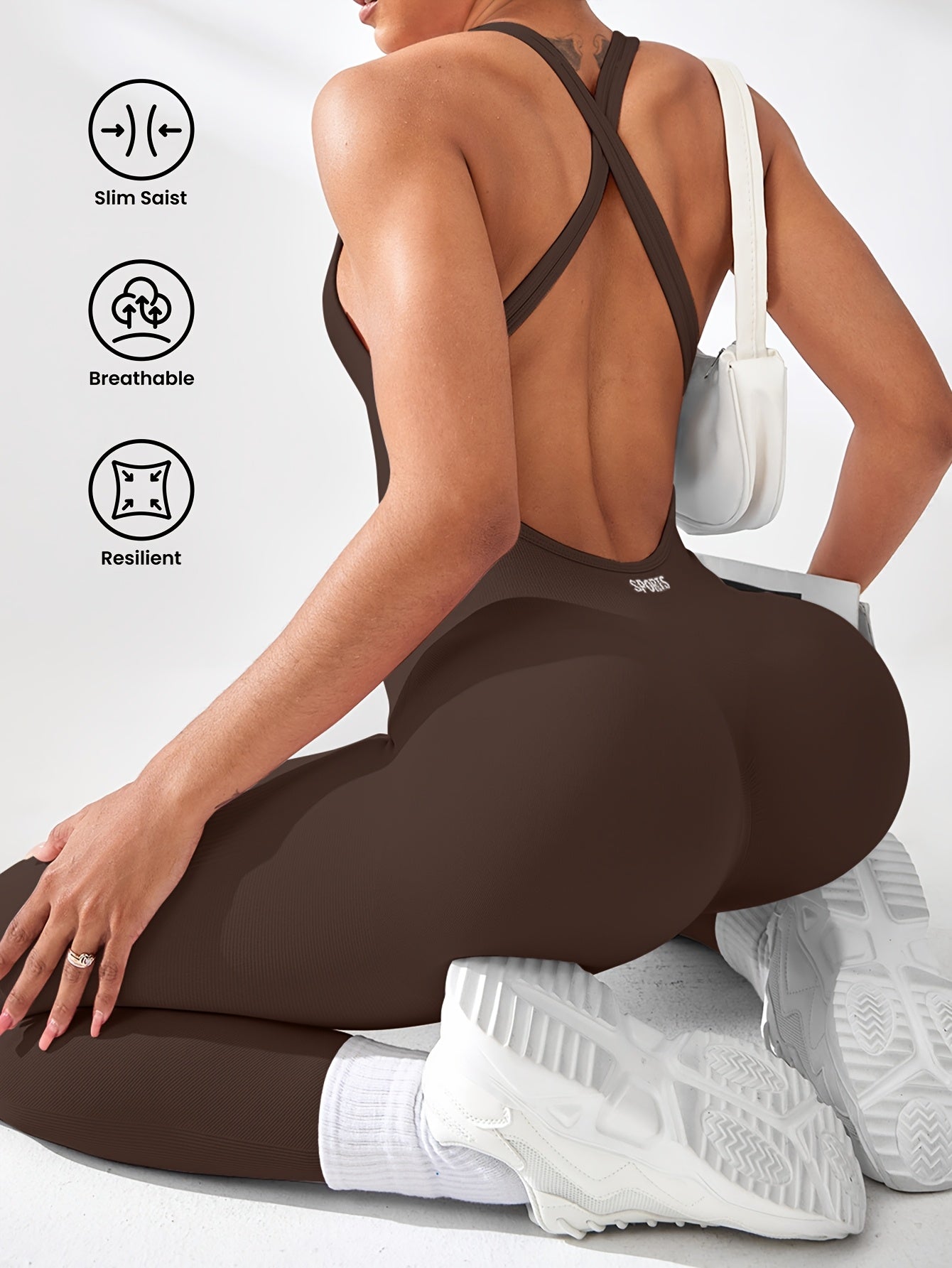 Mono de Yoga para Mujer – Cintura Alta y Súper Elástico