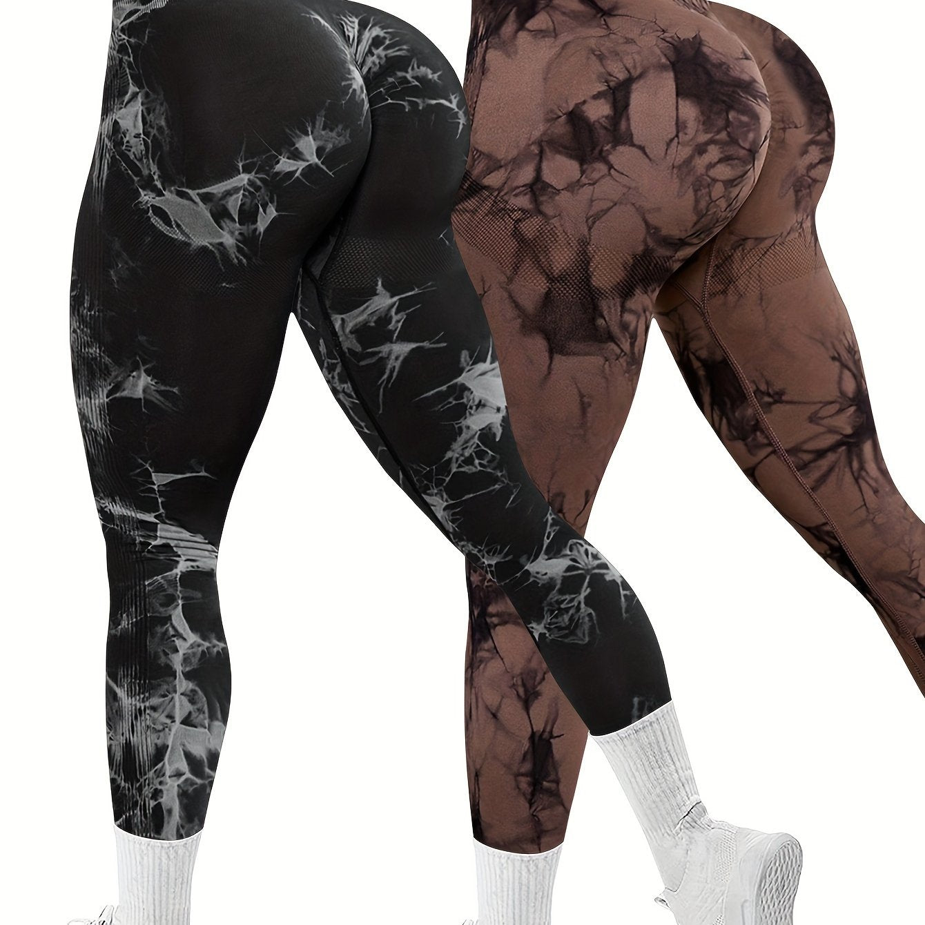 Pack x2 Leggings Deportivos Sin Costuras para Mujer