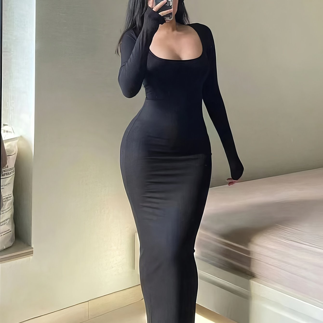 Vestido Largo Elegante de Mujer