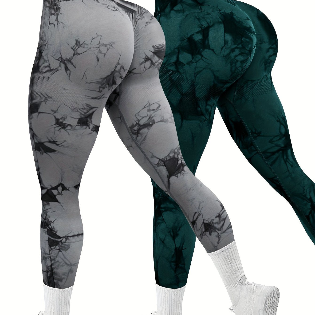 Pack x2 Leggings Deportivos Sin Costuras para Mujer