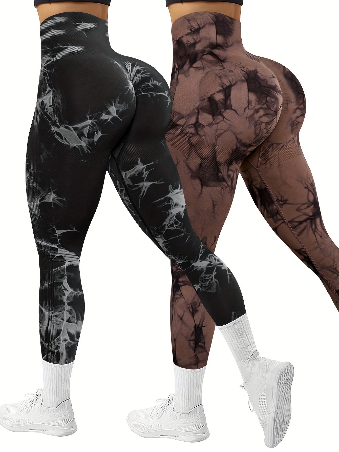Pack x2 Leggings Deportivos Sin Costuras para Mujer