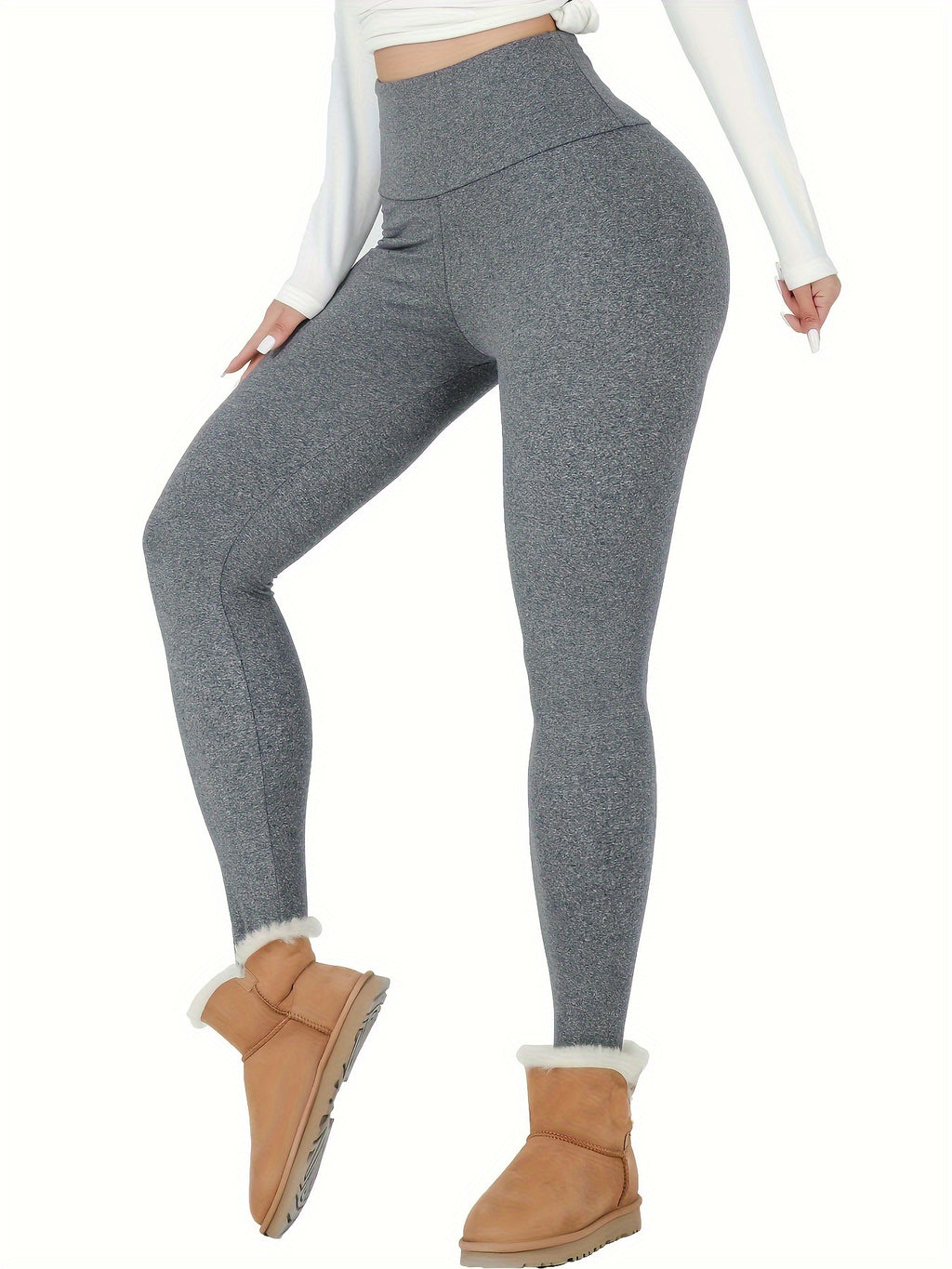 Pack x3 Mallas Térmicas de Cintura Alta para Mujer – Suaves, Gruesas y Cálidas para Invierno