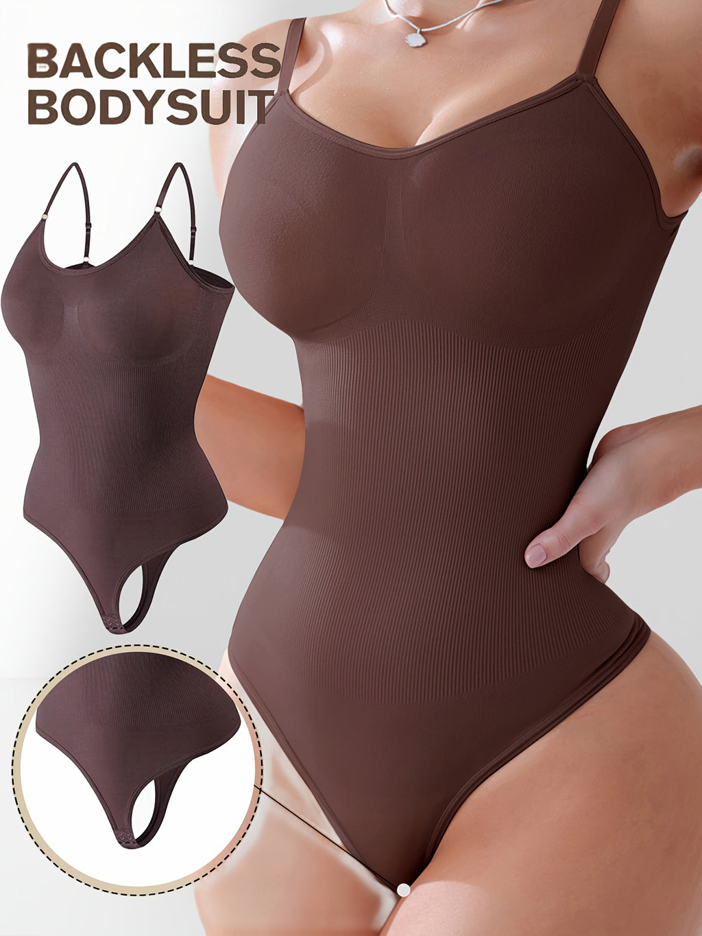 Body Sin Espalda para Mujer