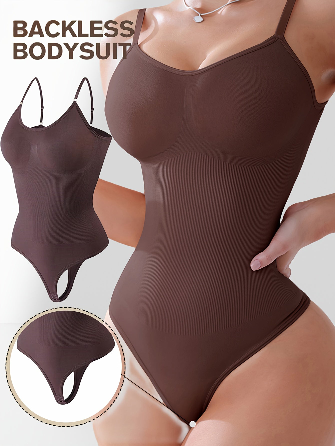 Body Sin Espalda para Mujer