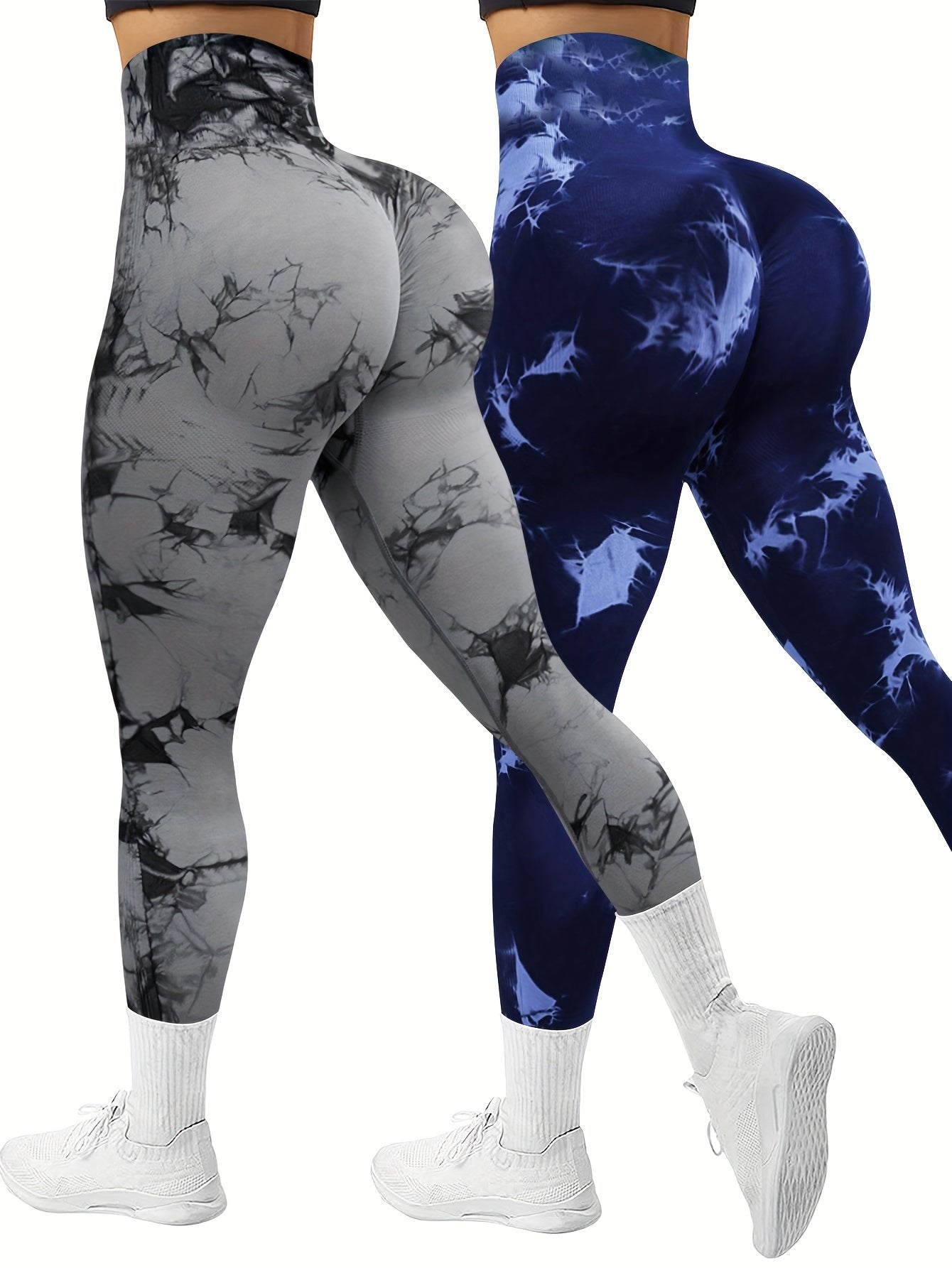 Pack x2 Leggings Deportivos Sin Costuras para Mujer