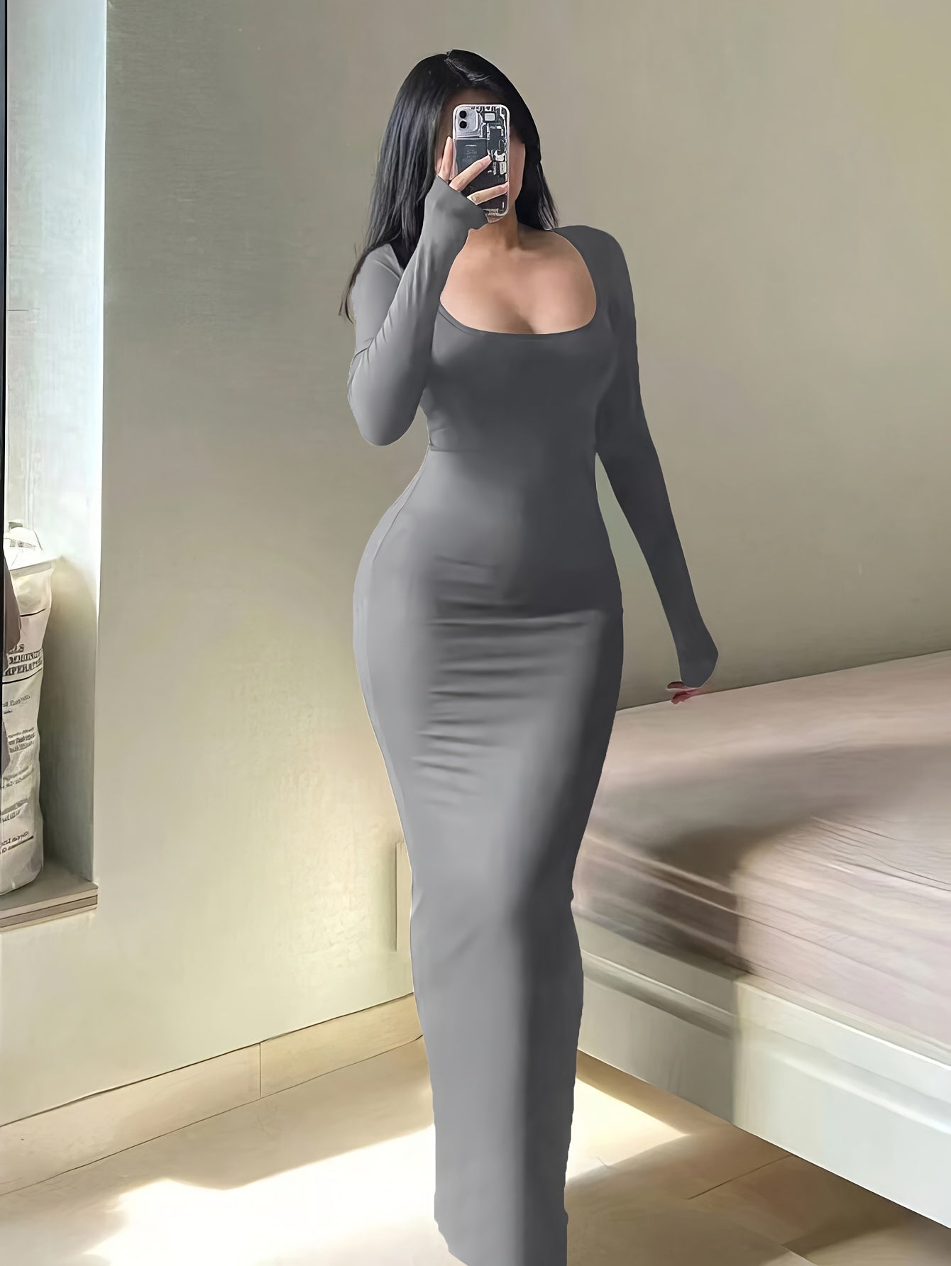 Vestido Largo Elegante de Mujer